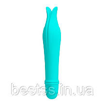 Вібратор невеликого розміру з 10 режимами вібрації Pretty Love Edward Mint – твій особистий «дельфін» для задоволення!, фото 2