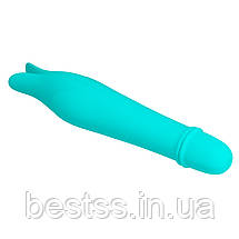 Вібратор невеликого розміру з 10 режимами вібрації Pretty Love Edward Mint – твій особистий «дельфін» для задоволення!, фото 4