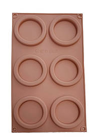 Силіконова форма для десертів Бублі зі 6 шт.