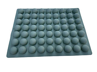 Силіконова форма для десертів Напівсфера з 63 шт.