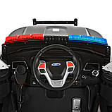 Дитячий електромобіль поліцейський, джип поліція, фото 6