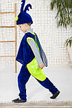 Дитячий карнавальний костюм Світлячок синій, фото 4