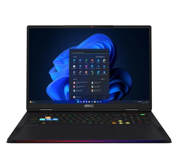 Ноутбук MSI Raider 18 HX AI Ultra 9-285HX/64GB/2TB+2TB/Win11 RTX5080( Raider 18 HX AI | A2XWIG-222PL)