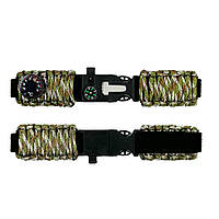 Ремінець паракордовий багатофункційний Camo Green