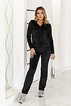 Велюровий спортивний костюм жіночий "Davos" | Норма і батал, фото 3