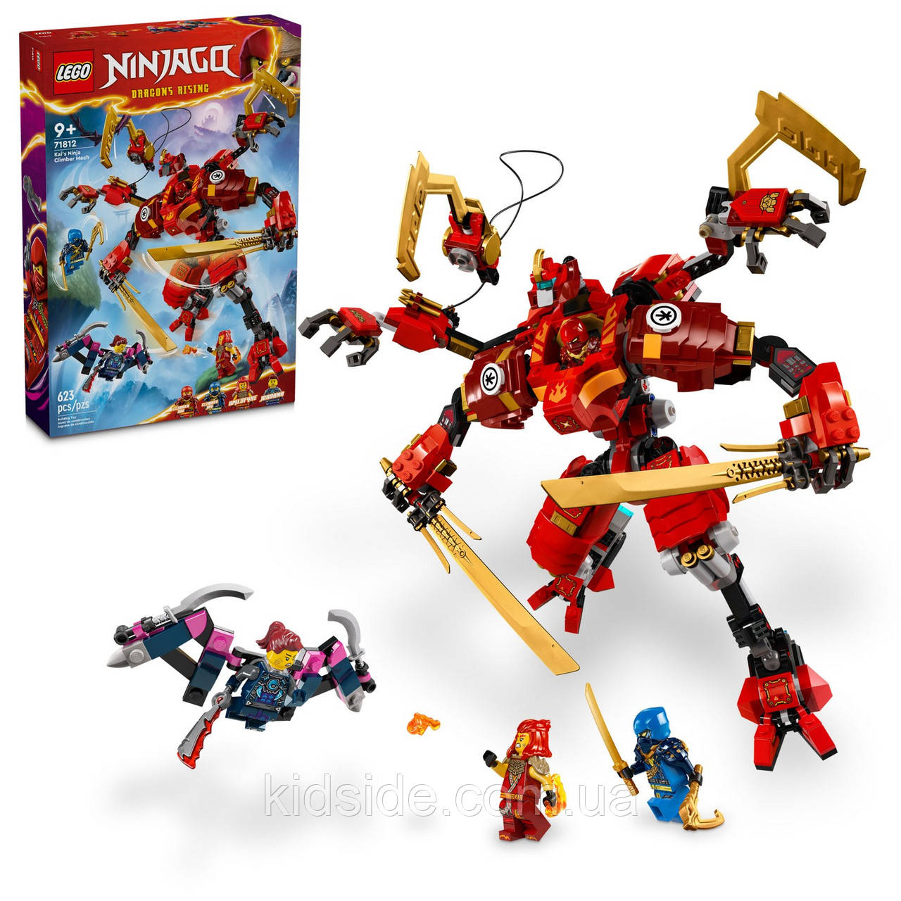 LEGO Ninjago 71812 Робот-скалолаз Кая