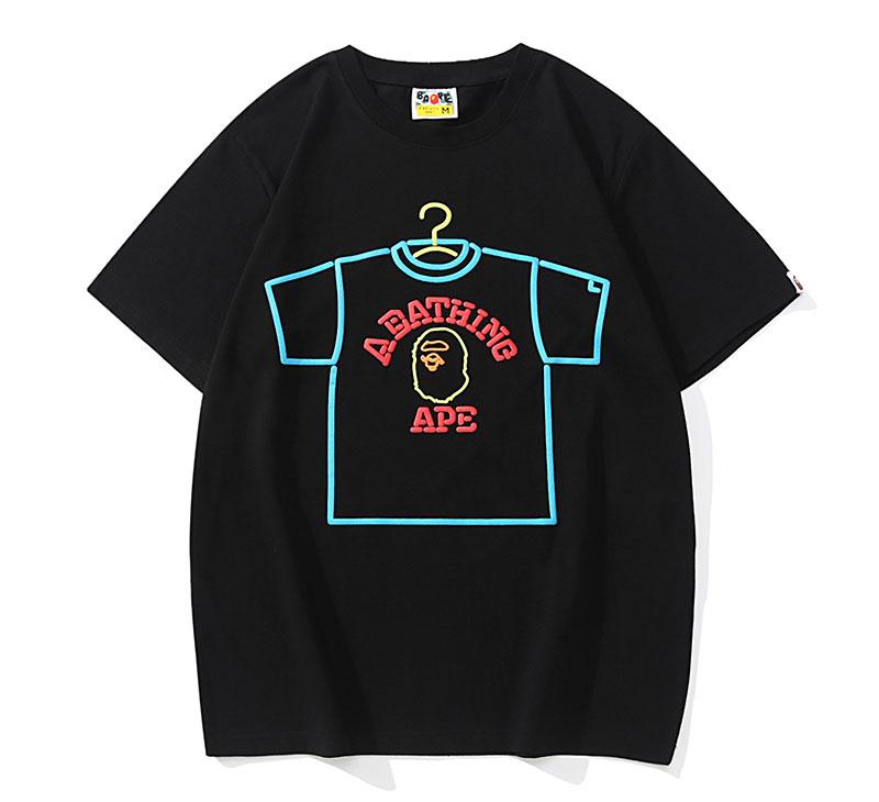 Футболка Bape x DSM Fluro Rebellion A Bathing Ape Black T-Shirt - FA1159A1