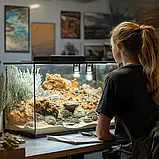 Світильник керамічний патрон з термостатом Terrario Muaritan Temperature Control 200W, фото 3