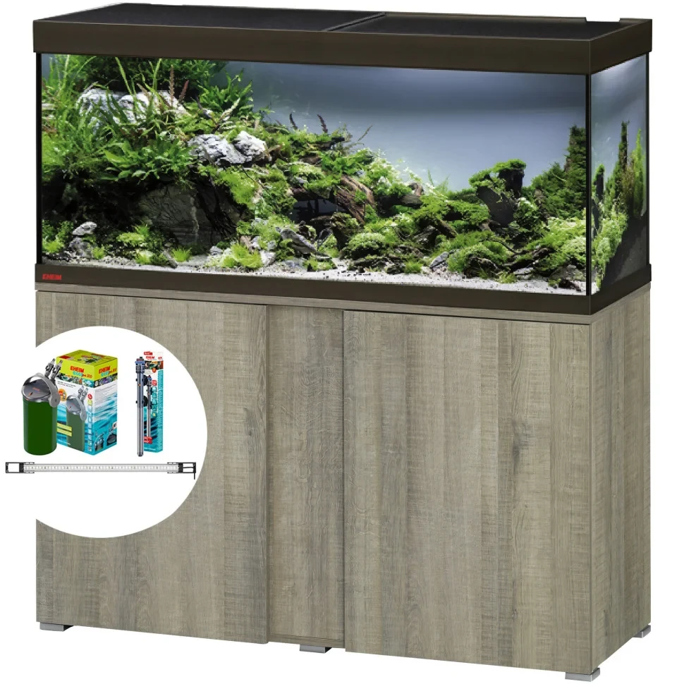 Акваріумний комплект Eheim vivaline LED 240 1x16.3W (LED) oak grey/bronze з тумбою (0613062)