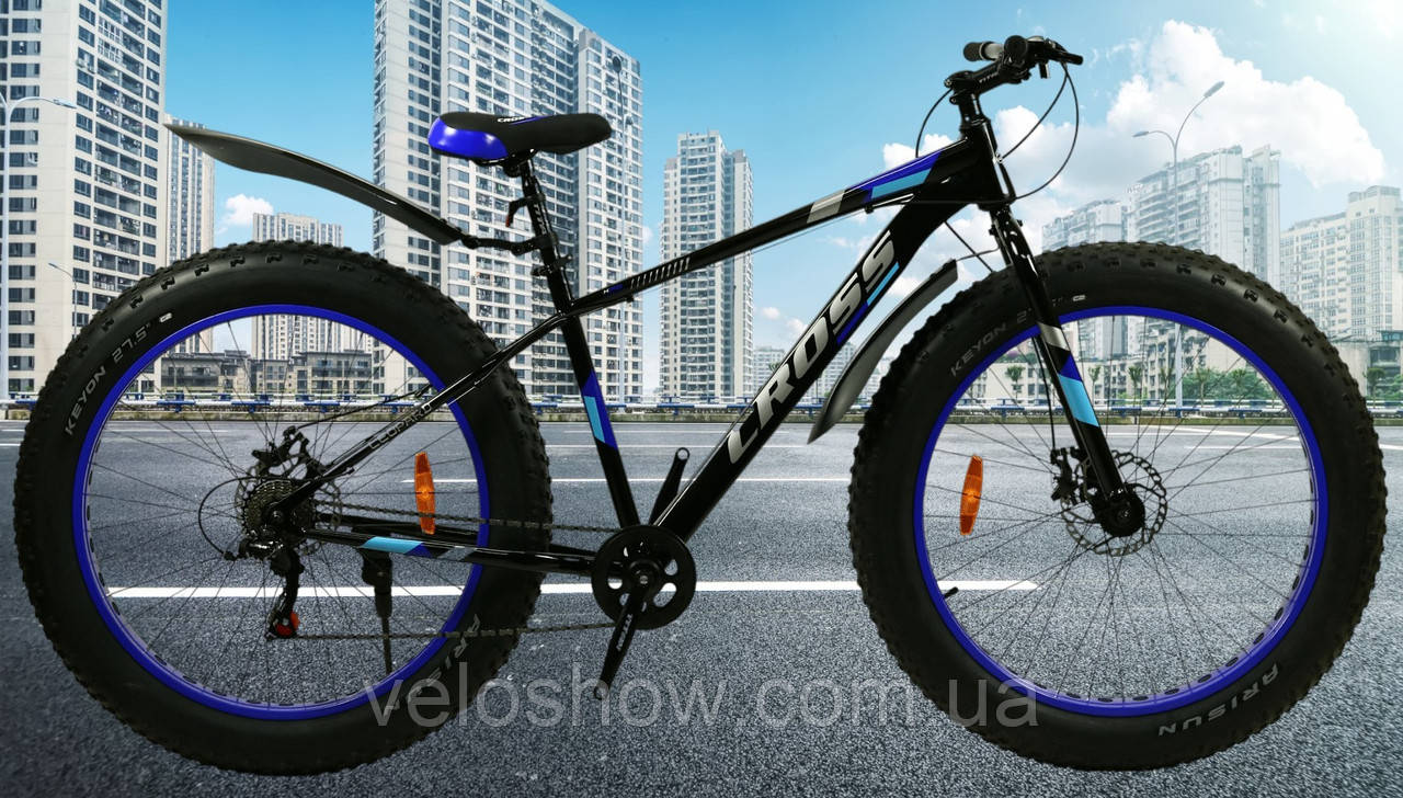 Фетбайк позашляховик 27.5/4.8 Leopard велосипед (fatbike) широкі колеса