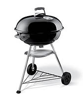 Вугільний гриль 47 см чорний Compact Kettle Weber 1221004 Код: 004378