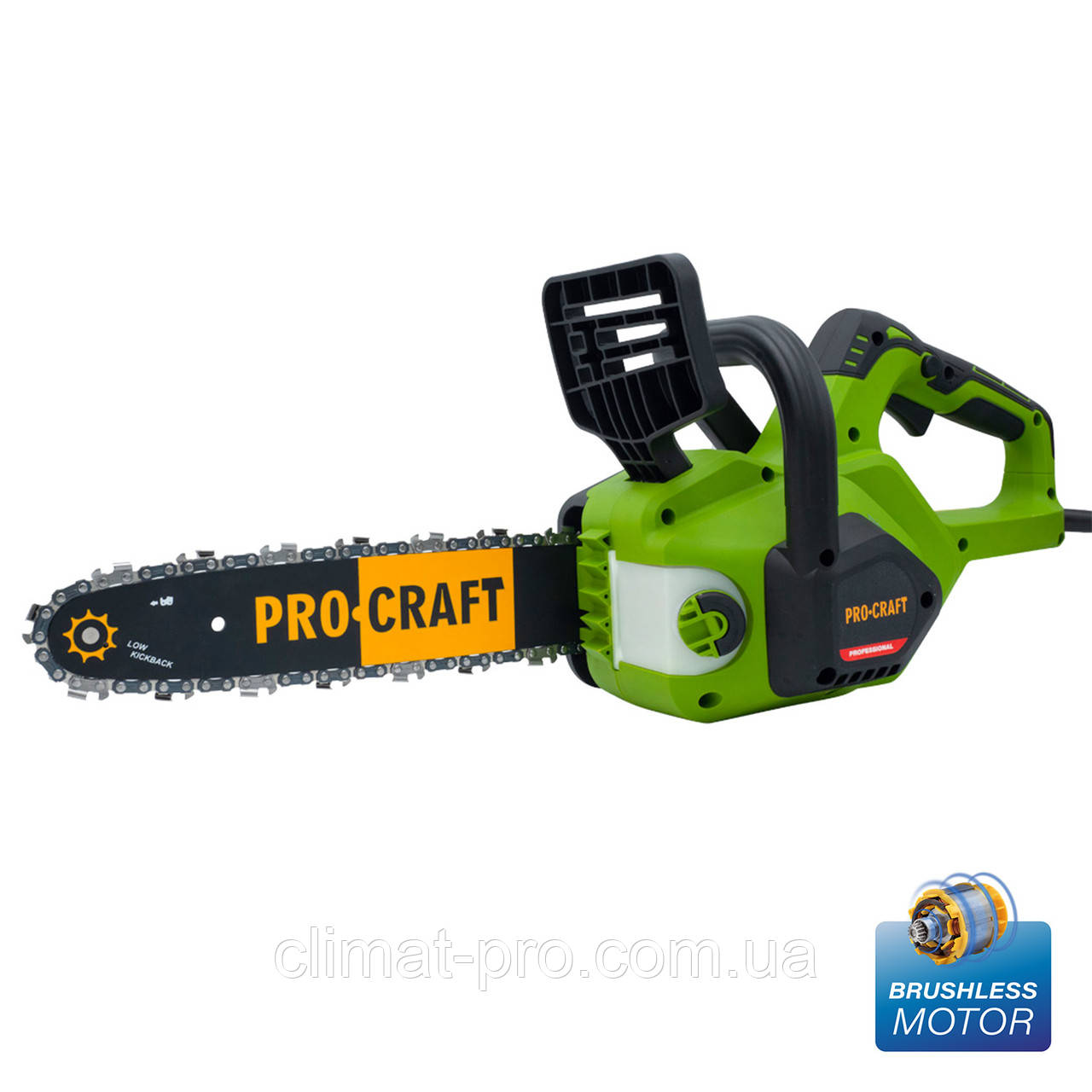 Ланцюгова безщіткова пила Procraft K2100 бічна