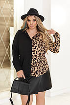 Елегантна блуза з леопардовим принтом "Sanna" | Норма і батал, фото 5