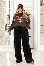 Трикотажний світшот жіночий "Sticker" | Норма і батал, фото 5