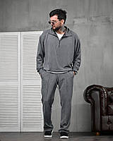 Чоловічий спортивний костюм Background Grey S