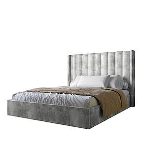 Двоспальне ліжко з підйомним механізмом LION Ніно 180x200 см SILK 101 Бежевий (LION-045021), фото 3