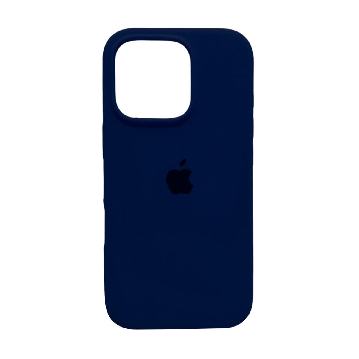 Чохол для смартфона Silicone Full Case AA Open Cam for Apple iPhone 16 Pro Max 55, Mid Black