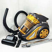 Пилосос для сухого прибирання з турбощіткою Domotec MS-4408 3600 Вт без мішка колбовий циклонний для дому контейнерний