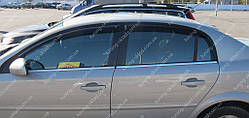 Вітровики вікон Опель Віктра С (дефлектори бічних вікон Opel Vectra C)