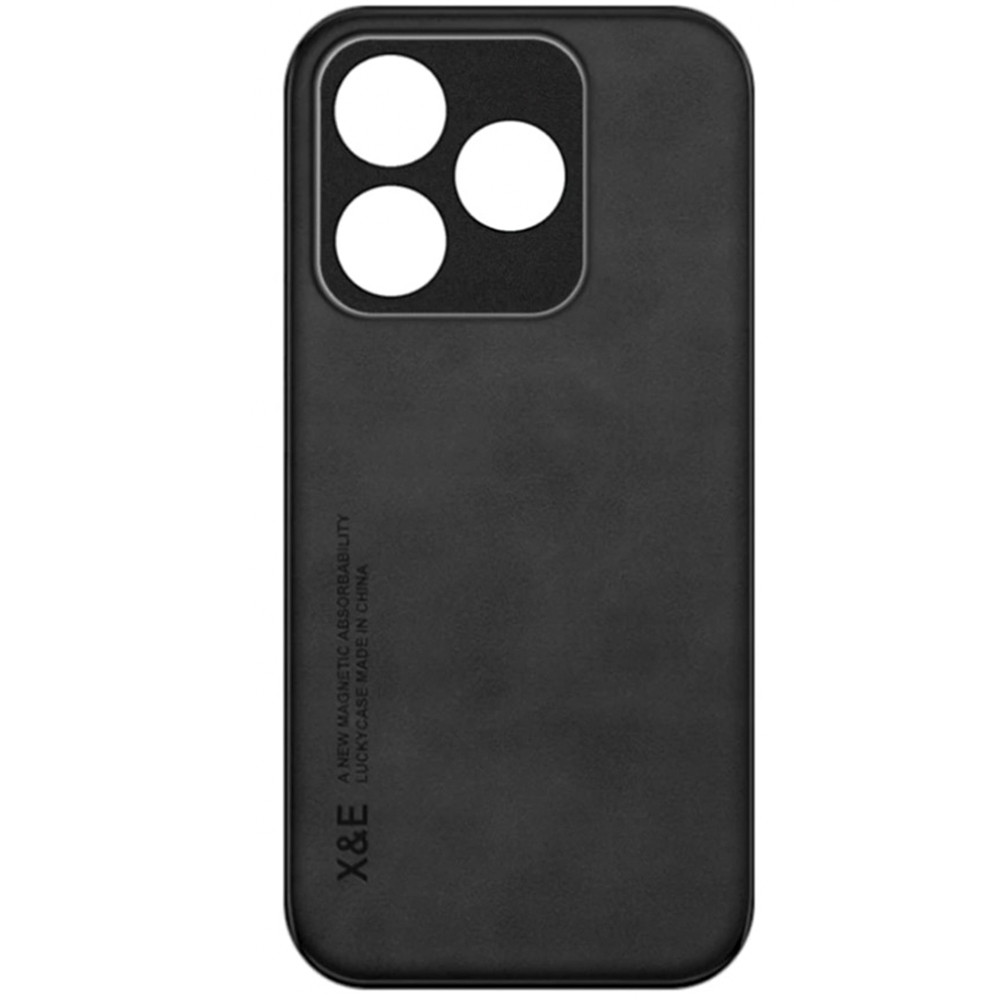 Шкіряний чохол - накладка X&E для Xiaomi Redmi 13 4G / Redmi 13 5G / Poco M6 4G з металевою вставкою