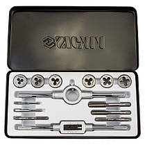 Набір плашок і мітчиків 14 предметів (металевий кейс) SIGMA (1643071), фото 3