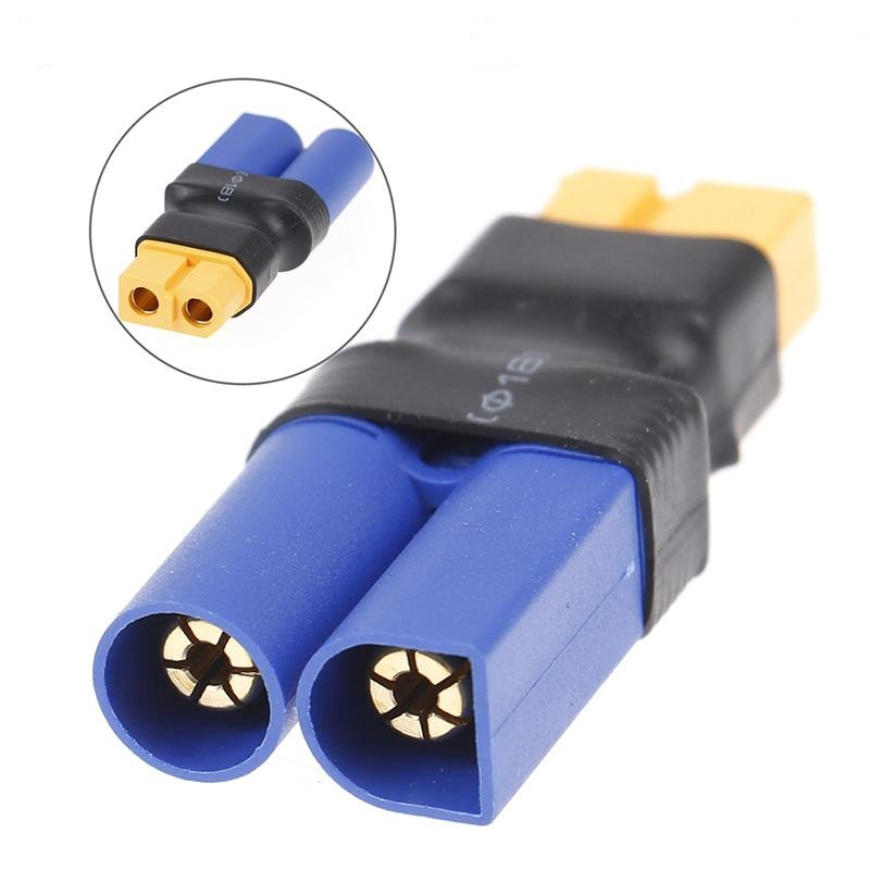 Перехідник XT60 Female на EC5 Male, адаптер для підключення акумуляторів та ESC