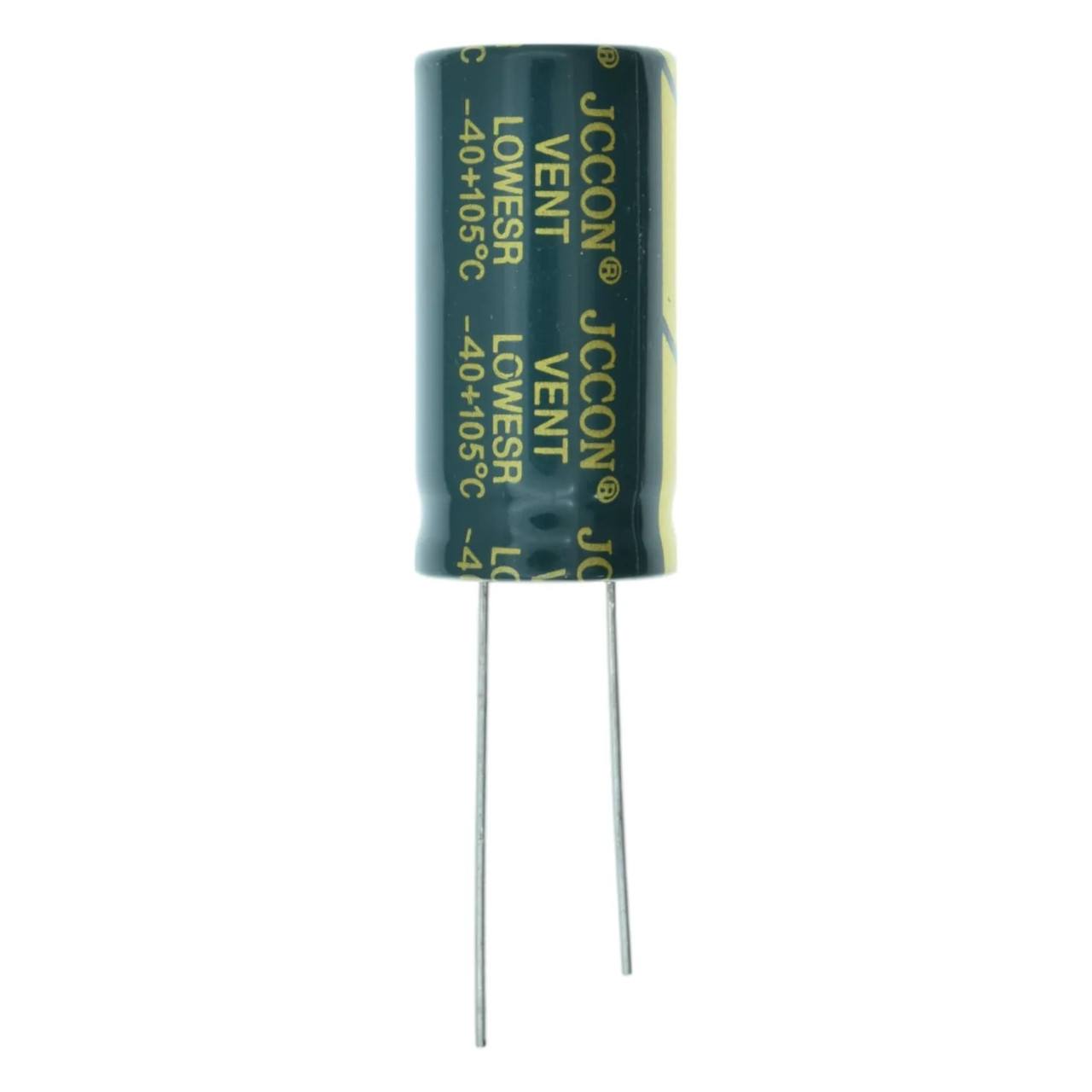 Конденсатор 35V 2200uF 13*25 105C електролітичний, LowESR, JCCON, для живлення FPV дронів