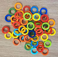 Дерев`яна логічна дошка Автобус WToy сортер риболовля цифри фігури кільця 41*22,3*0,5 см (38512), фото 6