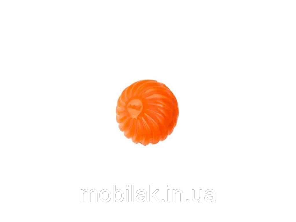 Іграшка для собак Мяч хвиля з пищалкою 45мм помаранчевий Fun ТМ ANIMALL