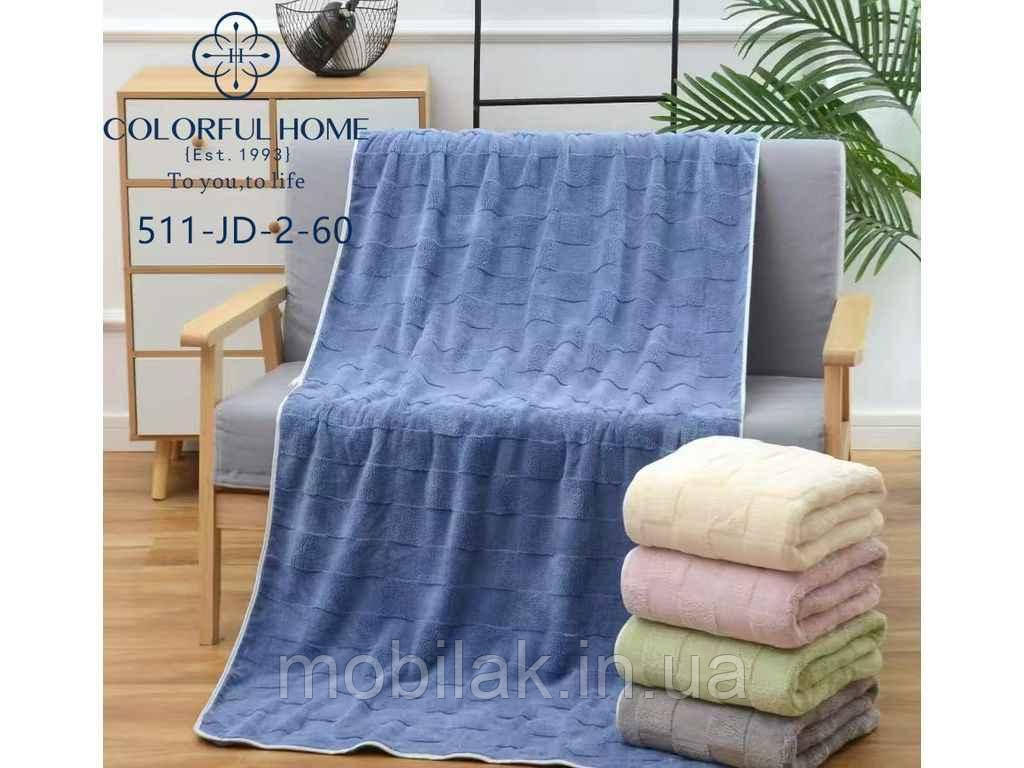 Рушник 90*170 сауна мікрофібра арт.511-2 ТМ COLORFULHOME