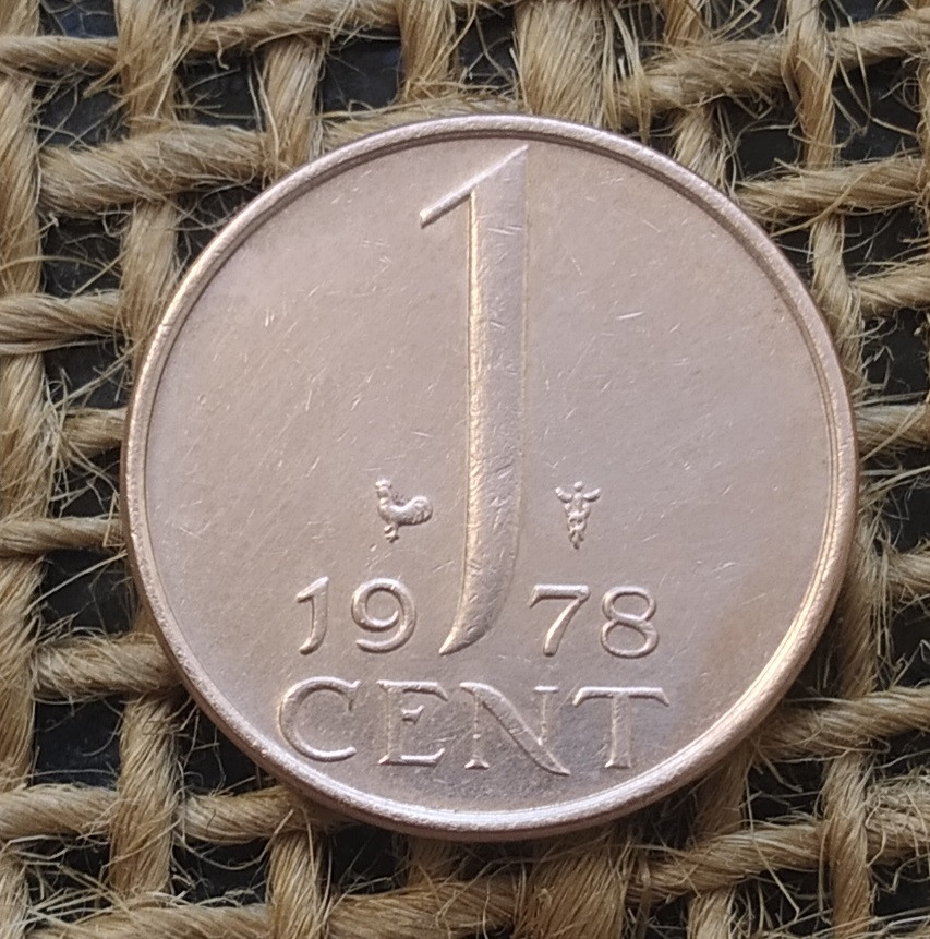 1 цент 1978 року. Нiдерланди