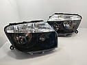 Фара передня чорна (к-т лев +прав) Дастер, DUSTER (2008-2014) EuroEx Угорщина, фото 7