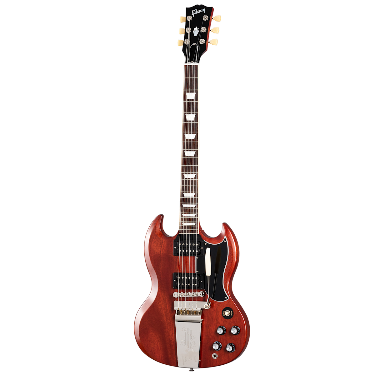 Електрогітара Gibson SG Standard '61 Faded Maestro Vibrola (Vintage Cherry), фото 1