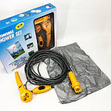 Душ із насосом на акумуляторі для дачі, Портативний туристичний душ для кемпінгу та подорожей CS-35, фото 2