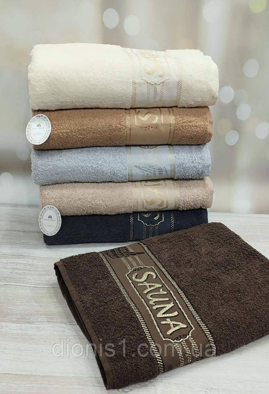 Сауна махровая 6 шт в упаковці, розмір 95*160 см, Турция, фото 1