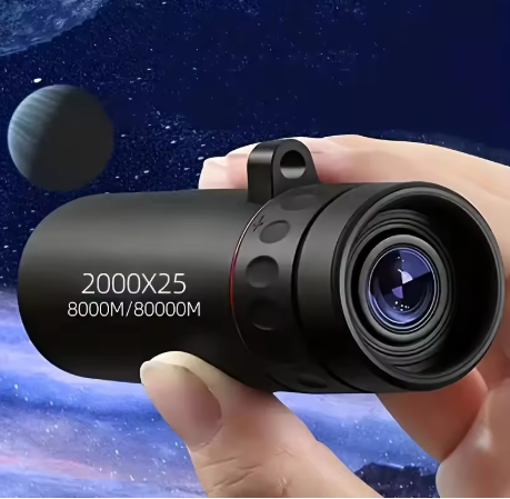 Монокуляр для смартфона з 2000х25 зумом, Міні-бінокль підзорна труба  для фотографування зі смартфону