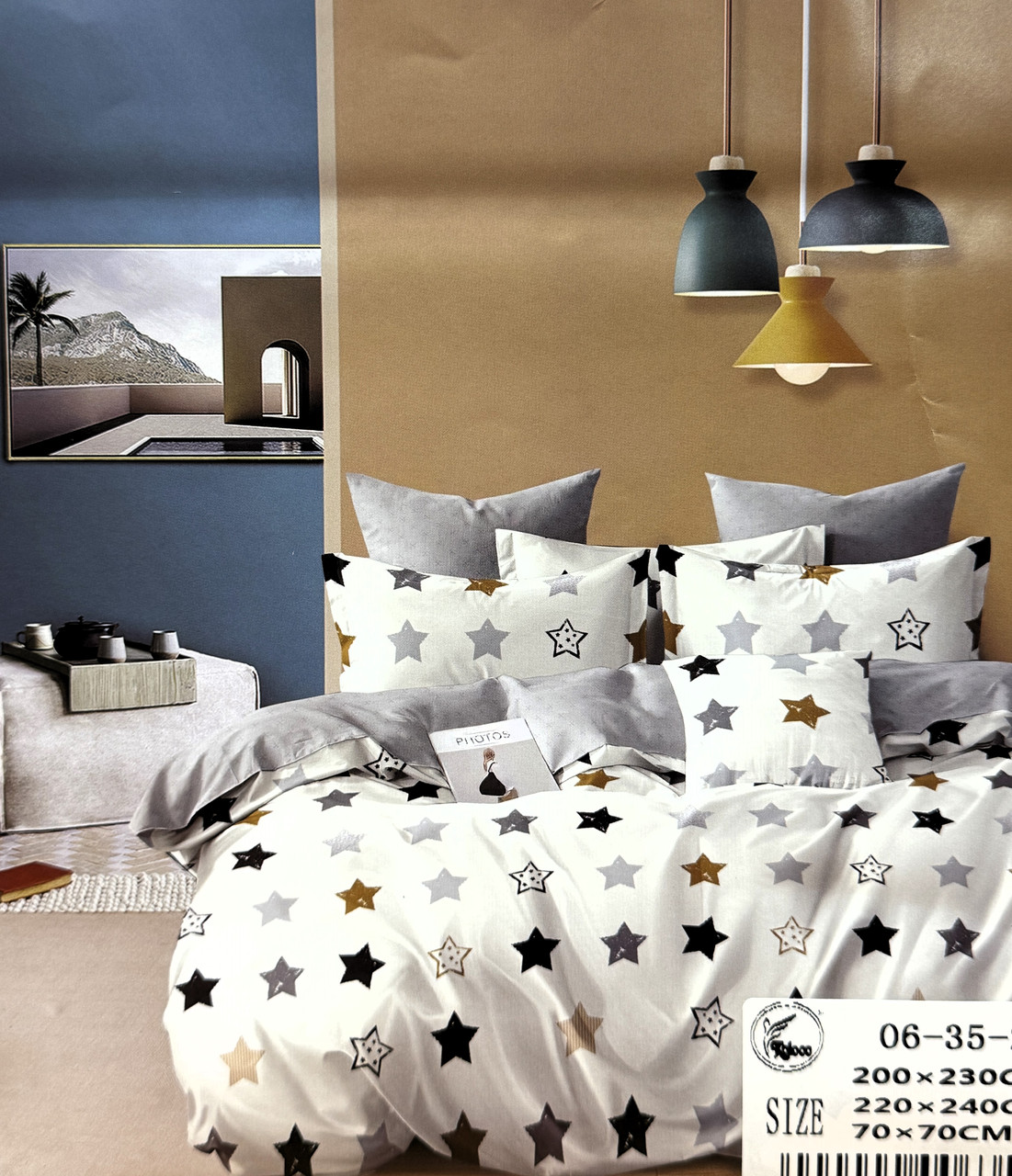 Постільна білизна Koloco Flanel у сумочці Євро розмір