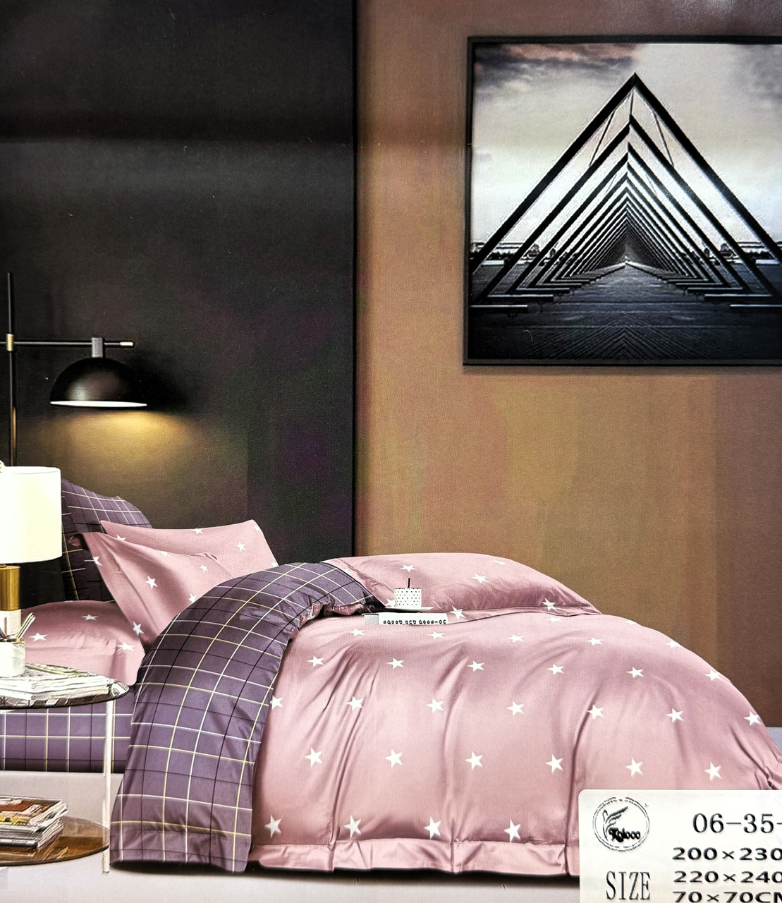 Постільна білизна Koloco Flanel у сумочці Євро розмір