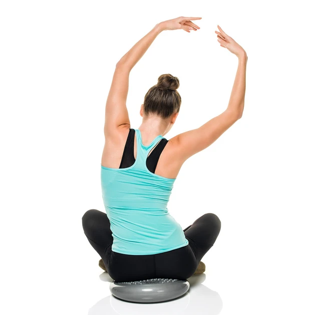 Надувна подушка для сидіння Ledragomma Activa Sit Масажна подушка балансувальна Ø 36 см Сірий, фото 1