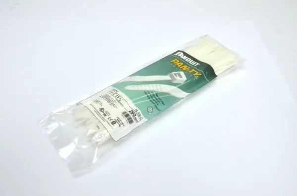 Стяжка Panduit PLT3I-C White 290x3.6 мм, 100 шт, фото 1