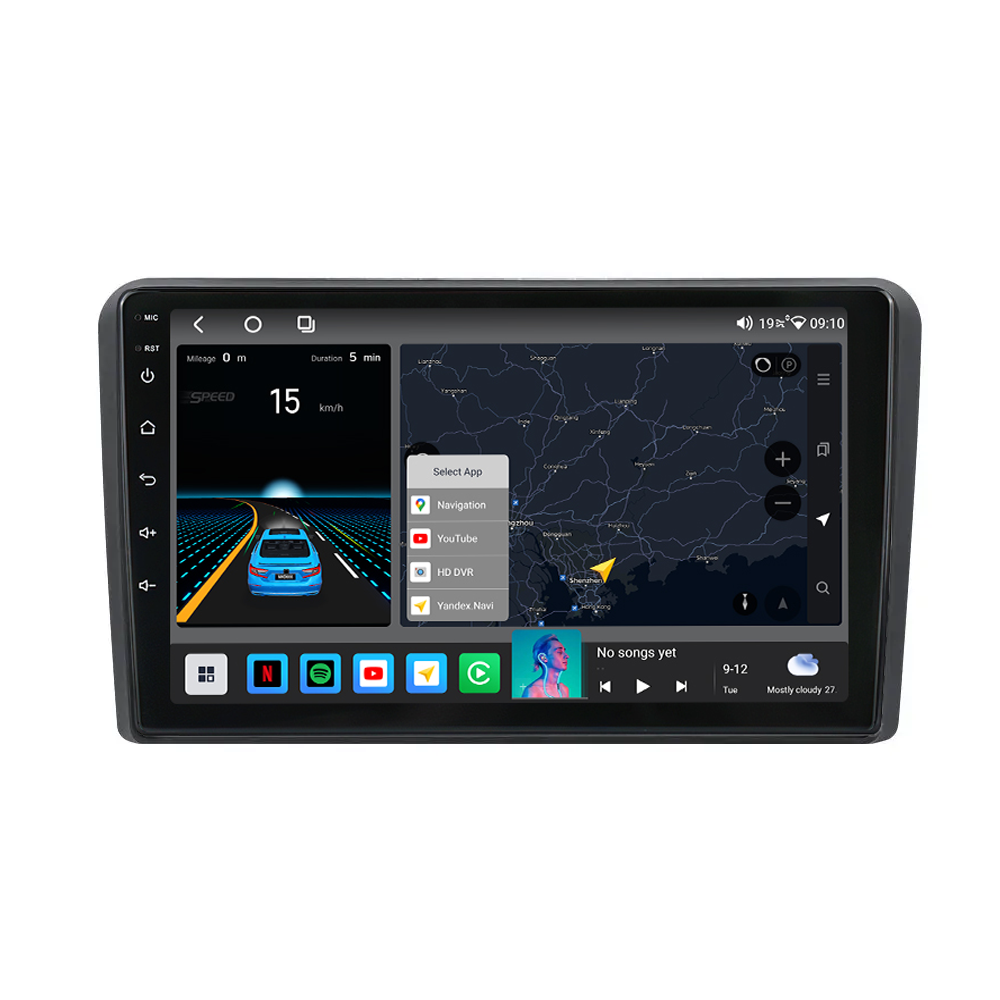 Штатна магнітола Mekede M6 Plus Audi A3 2 (2003-2013) CarPlay QleD