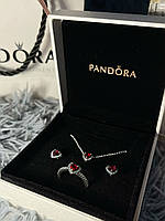 НАБОР Pandora "Красное сердце" - Лучший подарок