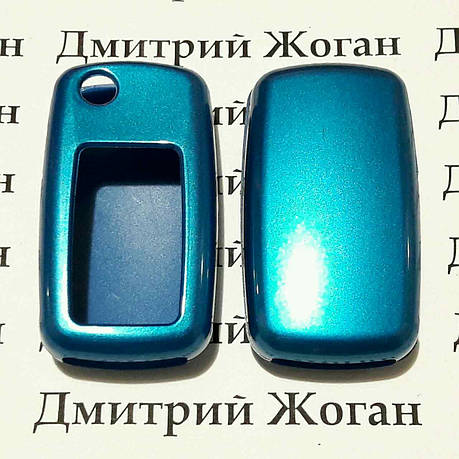 Чохол (синій, пластиковий) для выкидного ключа VOLKSWAGEN (Фольксваген), фото 2