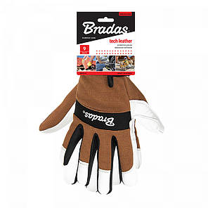 Рукавички захисні Tech Leather, шкіряні, блістер, розмір 9, RWTL9, фото 3