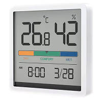 Популярний! Метеостанція Xiaomi Miiiw Temperature Humidity Clock White S210 (MW22S06) - Краща якість тільки на Nukleon.com.ua