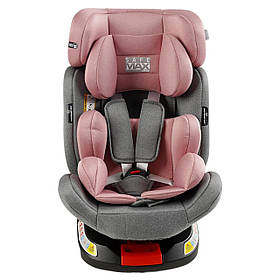 Автокрісло дитяче Joy SafeMax (ISOFIX, група 1-2-3, обертається на 360 градусів) SF-91540 Світло-сіре