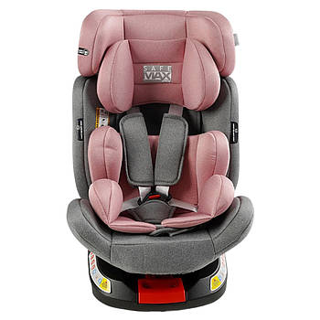 Автокрісло дитяче Joy SafeMax (ISOFIX, група 1-2-3, обертається на 360 градусів) SF-91540 Світло-сіре