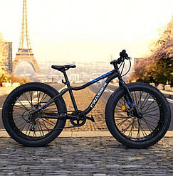 Велосипед гірський Crosser Fat Bike*16 26" чорний