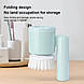 Електрична щітка для прибирання та миття посуду 3в1 Folding Cleaning Brush, фото 5