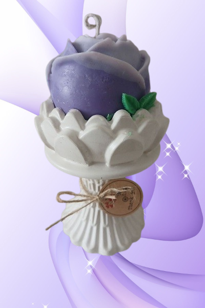 Аромасвічка "Королівська троянда" 🌹№1, фото 1